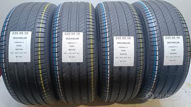 4 GOMME 235 55 18 MICHELIN RIF4037