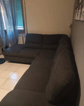 divano letto con puff contenitore