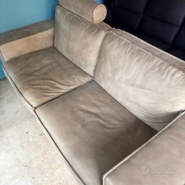 DIVANO 2/3 POSTI IN NABUCK