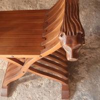 sedia testa di leone