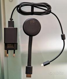 Google ChromeCast 2 HDMI FHD Nero + alimentatore