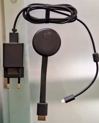 Google ChromeCast 2 HDMI FHD Nero + alimentatore