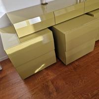 mobile laccato verde camera da letto