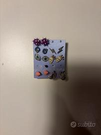 ✨ Set orecchini - 8 paia - stile rock / trendy ✨