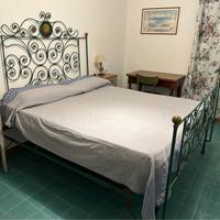 Letto matrimoniale antico in ferro battuto