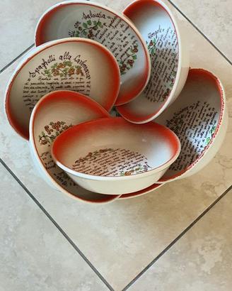 Set piatti per spaghettata
