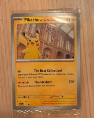 Pikachu Museo carta Pokemon