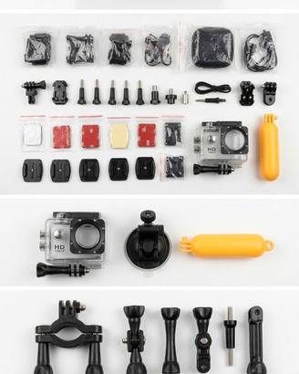 Sport Cam Full HD 1080P OLTRE 50 ACCESSORI!