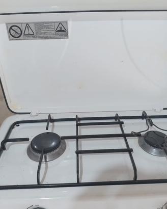 fornello a gas a 2 fuochi 
