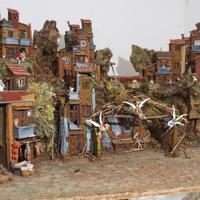 Presepe artigianale napoletano degli anni '90