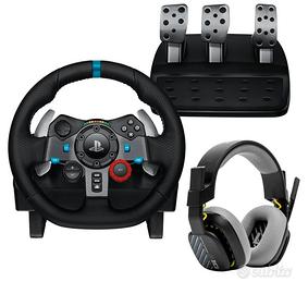 Volante logitech g29 + cuffie G920