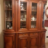 Mobili arredo sala da pranzo legno anni 80