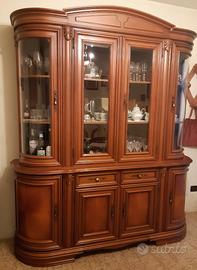 Mobili arredo sala da pranzo legno anni 80