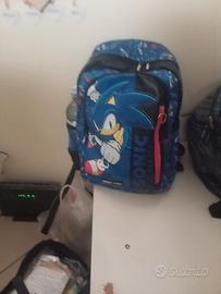 Zaino scuola Sonic