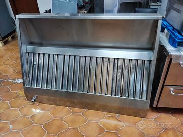 Cappa per cucina professionale in acciaio pesante