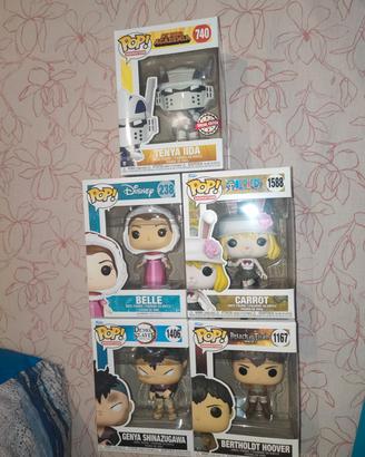 Funko pop Attack on titan academia Disney onepiece