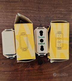 Interruttore e bipresa serie 8000 Vimar