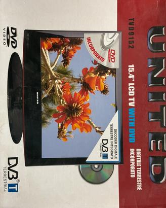 TV LCD CON DVD INCORPORATO 15,4”