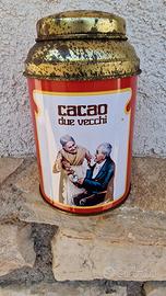 Scatola di latta dispenser cacao