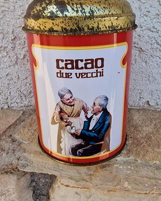 Scatola di latta dispenser cacao