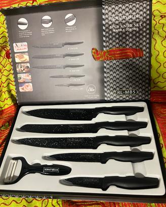 Set 5 Coltelli cucina Royalty Line + Pelapatate