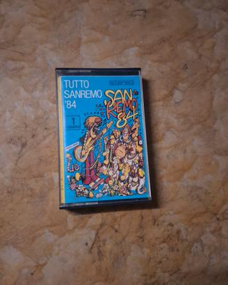 MUSICASSETTA CASSETTA AUDIO SANREMO 1984