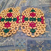 4 sottopentole in legno 