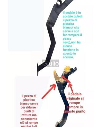 Leva pedaliera pedale chevrolet spark frizione