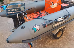 gommone 4m con motore 25 cv