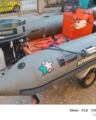 gommone 4m con motore 25 cv