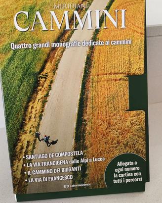 Cammini Meridiani, 4 monografie dedicate ai cammin