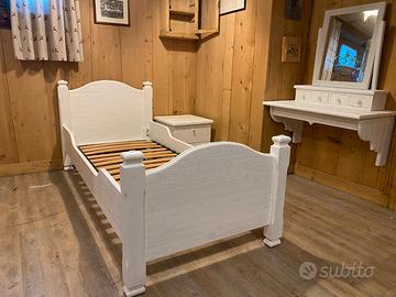 CAMERETTA IN LEGNO MASSICCIO ABETE SPAZZOLATO