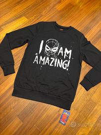 Felpa tezenis/marvel nuova con cartellino