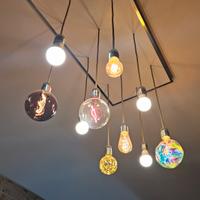 lampadario doppia accensione