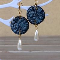 Orecchini fimo e perla