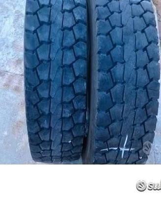 Coppia di gomme usate 295 60 22.5 goodyear