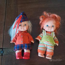 Coppia bambole mini furga anni 68/70