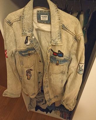 giacca di jeans uomo pull &bear
