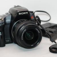 Reflex + obiettivo 18-55mm Sony a550 Alpha 14.5mpx
