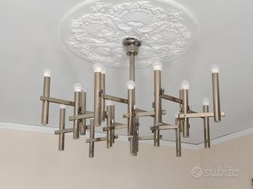 Coppia Lampadari Vintage anni 70 design G.Sciolari