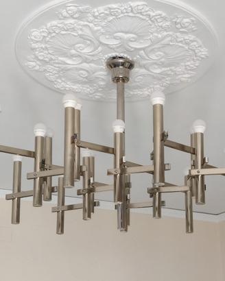 Coppia Lampadari Vintage anni 70 design G.Sciolari