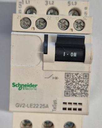 interruttore magnetotermico salvamotore  25A