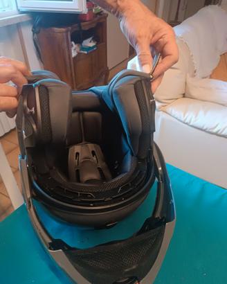 casco integrale modulare tg m donna 