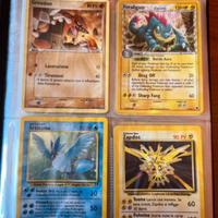 Carte Pokemon rare, prime edizioni, holo, dark