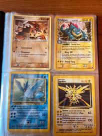 Carte Pokemon rare, prime edizioni, holo, dark