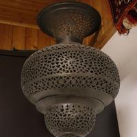 Lampade in rame traforato
