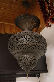 Lampade in rame traforato