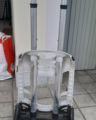 Carrellino trasporta oggetti con ruote