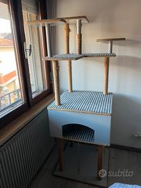 TIRAGRAFFI PER GATTI LEGNO MASSICCIO