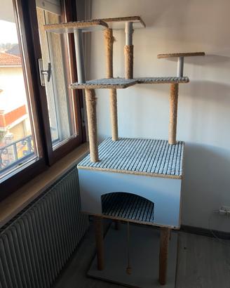 TIRAGRAFFI PER GATTI LEGNO MASSICCIO